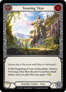 Towering Titan (Blue) - CRU031 - Unlimited Rainbow Foil