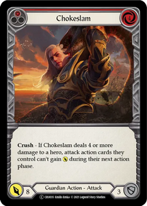 Chokeslam (Red) - CRU035 - Unlimited Rainbow Foil