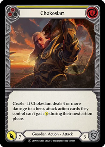 Chokeslam (Yellow) - CRU036 - Unlimited Rainbow Foil