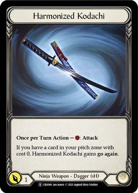 Harmonized Kodachi (Rare) - CRU049 - Unlimited Normal