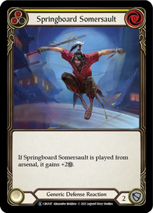 Springboard Somersault (Rare) - CRU187 - Unlimited Rainbow Foil