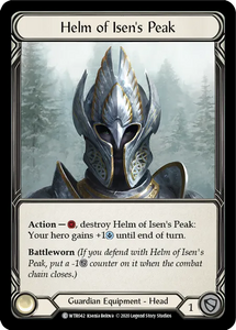 Helm of Isen's Peak (Common) - WTR042 - Unlimited - Rainbow Foil