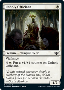 Unholy Officiant (Common) - 041/277