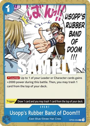 Usopp's Rubber Band of Doom!!! (Common) - OP03-054