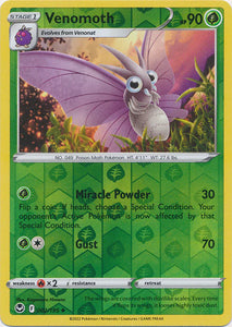 Venomoth (Reverse Holo Uncommon) - 002/195