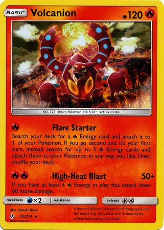 Volcanion (Holo Rare) - 25/214