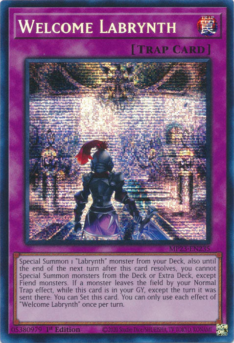 Welcome Labrynth (Prismatic Secret Rare) - MP23-EN235