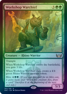 Workshop Warchief (Foil Rare) - 165/281