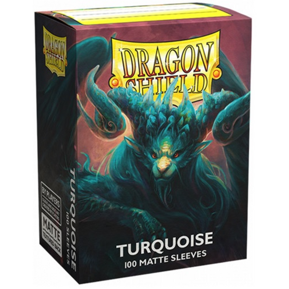 Dragon Shield: Sleeves - Matte: Turquoise (100) (Sealed)