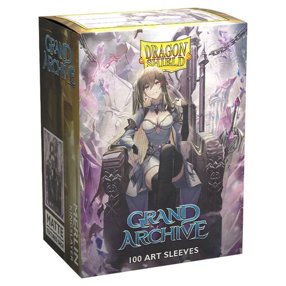 Dragon Shield: Matte Art Sleeves: Grand Archive: Merlin (100) (Sealed)