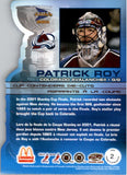 2002-03 - Patrick Roy - McDonald's Pacific Cup Contenders Die-Cuts - #2