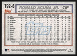 2021 - Ronald Acuna Jr. - Topps Update '92 Topps Redux - #T92-6