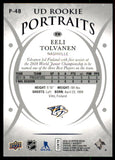 2018-19 - Eeli Tolvanen - Upper Deck UD Portraits - #P48