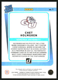 2022-23 - Chet Holmgren - Panini Chronicles Draft Picks Donruss Rated Rookies - #1