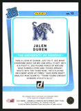 2022-23 - Jalen Duren - Panini Chronicles Draft Picks Donruss Rated Rookies - #13