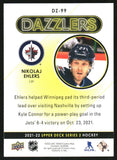 2021-2022 - Nikolaj Ehlers - Upper Deck Dazzlers Orange - #DZ99