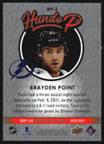 2021-2022 - Brayden Point - Upper Deck Hundo P - #HP3