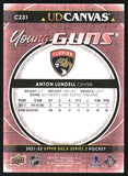 2021-2022 - Anton Lundell - Upper Deck Canvas - #C231