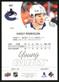 2021-22 - Vasily Podkolzin YG RC - Upper Deck - #481