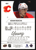 2021-22 Adam Ruzicka YG RC - Upper Deck - #465