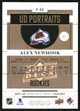 2021-2022 - Alex Newhook - Upper Deck Portraits - #P52
