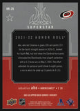 2021-2022 - Sebastian Aho - Upper Deck Honor Roll - #HR29