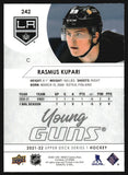 2021-22 - Upper Deck Series 1 - Rasmus Kupari - (Base) #242