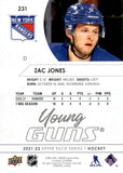 2021-2022 - Zac Jones YG RC - Upper Deck - #231
