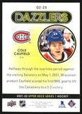 2021-2022 - Cole Caufield - Upper Deck Dazzlers Green - #DZ25