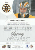 2021-2022 - Jeremy Swayman YG RC - Upper Deck - #226