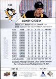 2021-2022 - Sidney Crosby - Upper Deck (Base) - #141