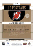 2021-2022 - Jack Hughes - Upper Deck Portraits - #P8