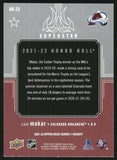 2021-2022 - Cale Makar - Upper Deck Honor Roll - #HR-23