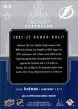2021-2022 - Victor Hedman - Upper Deck Honor Roll - #HR22