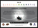 2021-22 - Logan Couture - Upper Deck Electromagnetic - #EM28