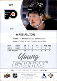 2021-2022 - Wade Allison - Upper Deck Young Guns - #209