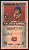 2021-2022 - Alexander Romanov SP - O-Pee-Chee OPC Premier Tallboys - #P51