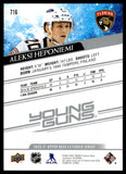 2020-2021 - Aleksi Heponiemi - Upper Deck Young Guns - #716