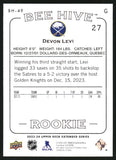 2023-2024 - Devon Levi - Upper Deck '03-04 Beehive - #BH49