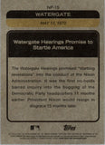 2022 - Watergate Hearings Begin - Topps Heritage News Flashbacks - #NF15