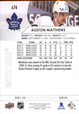 2021-2022 - Auston Matthews AS2 - Upper Deck - #674