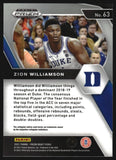 2021-22 - Zion Williamson - Panini Prizm Draft Picks - #63