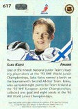 1992-93 - Saku Koivu RC - Upper Deck - #617