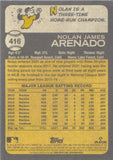 2022 - Nolan Arenado SP - Topps Heritage - #416