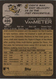 2022 - Josh VanMeter SP - Topps Heritage - #496