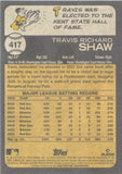 2022 - Travis Shaw SP - Topps Heritage - #417