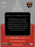 2021-2022 - Jonathan Huberdeau - Upper Deck Honor Roll - #HR45