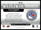 2021-2022 - Alexis Lafreniere  - Upper Deck Rookie Retrospective - #RR20