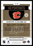 2021-2022 - Johnny Gaudreau - Upper Deck Portraits - #P14