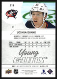 2021-2022 - Joshua Dunne - Upper Deck Young Guns - #218